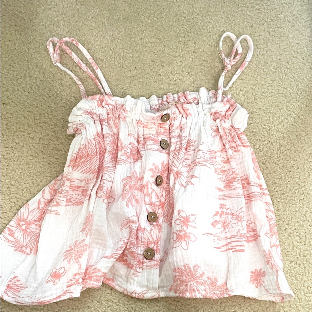 Ocean Drive Pink Floral Camisole